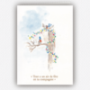 Carte Rouges Gorges - Série "Christmas Warmth" - 10,5cm x 15cm (pliable)